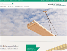 Tablet Screenshot of lignotrend.de
